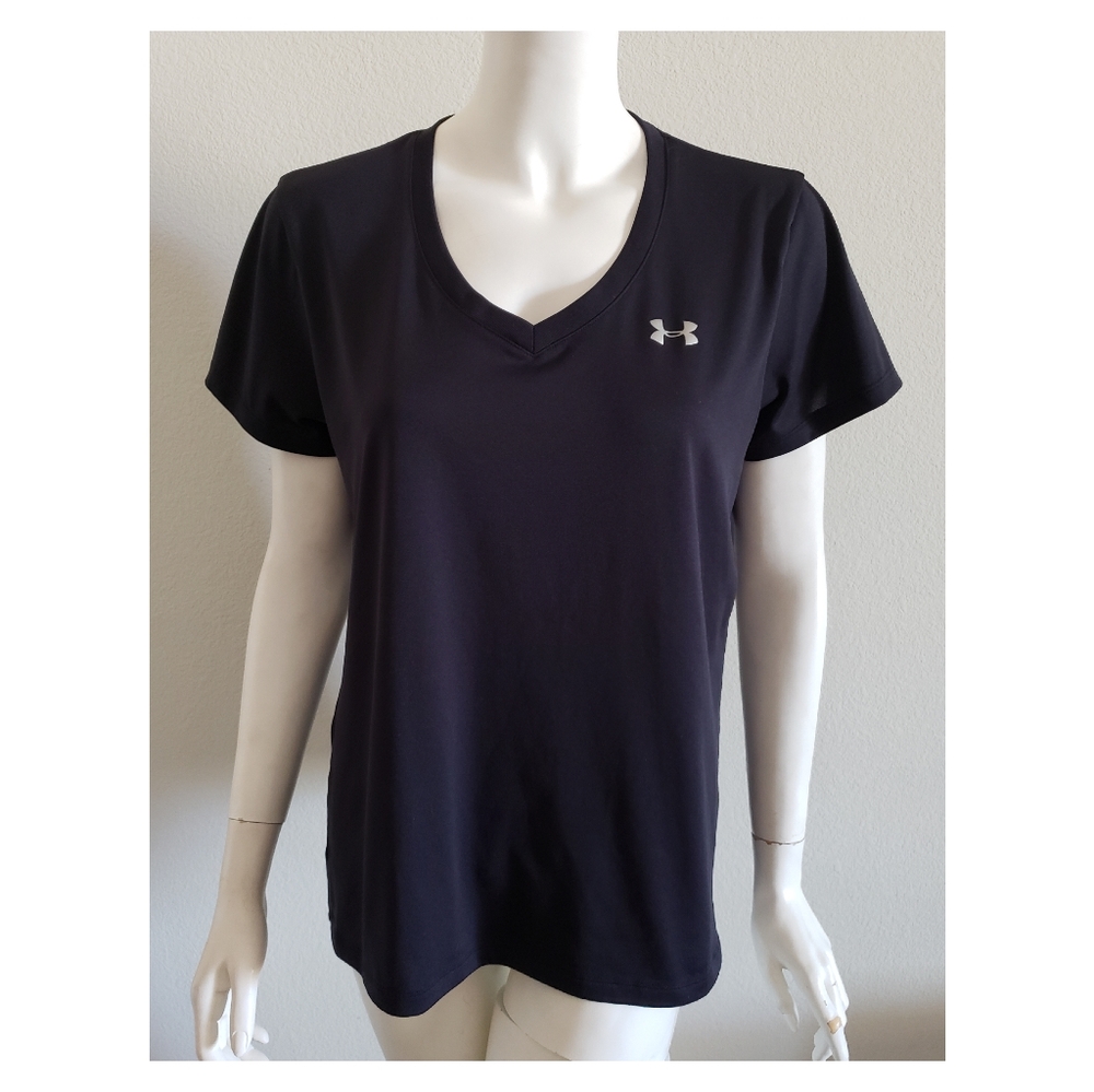 Under Armour V-neck Loose Heatgear Tshirt - Picture 4 of 10